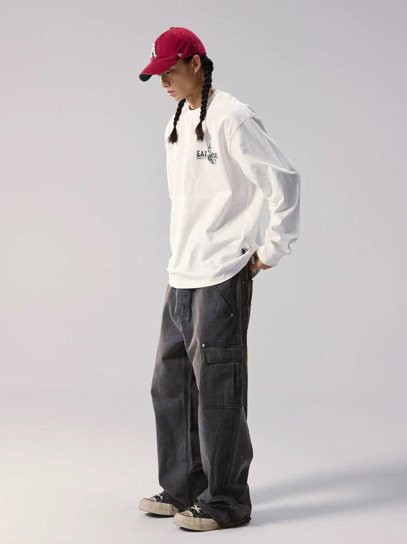 REMEDY Retro Straight-leg Loose Pants