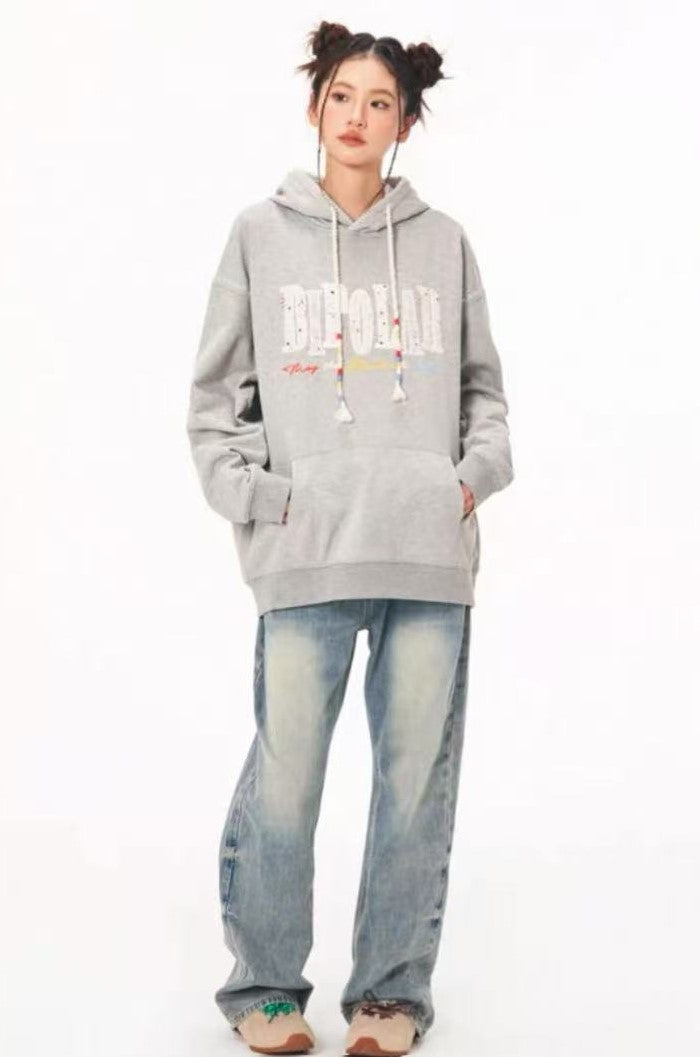 BIPOLAR Tri-color Embroidered Hoodie