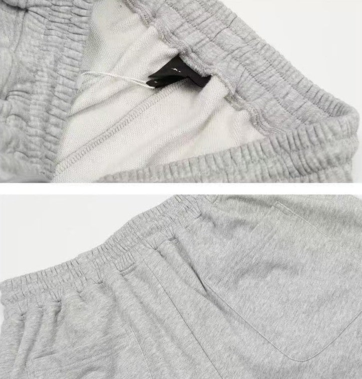 ACHOCK Hip-hop Heavy Tulip Embroidered Shorts