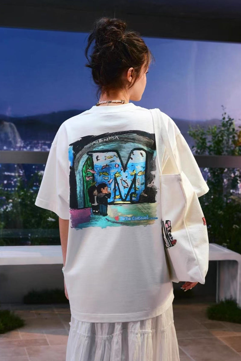 MEDMxNewmasus Joint Aquarium Short-sleeved T-shirt