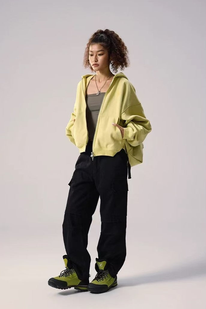 REMEDY Logo Print Hooded Backpack Sweatshirt