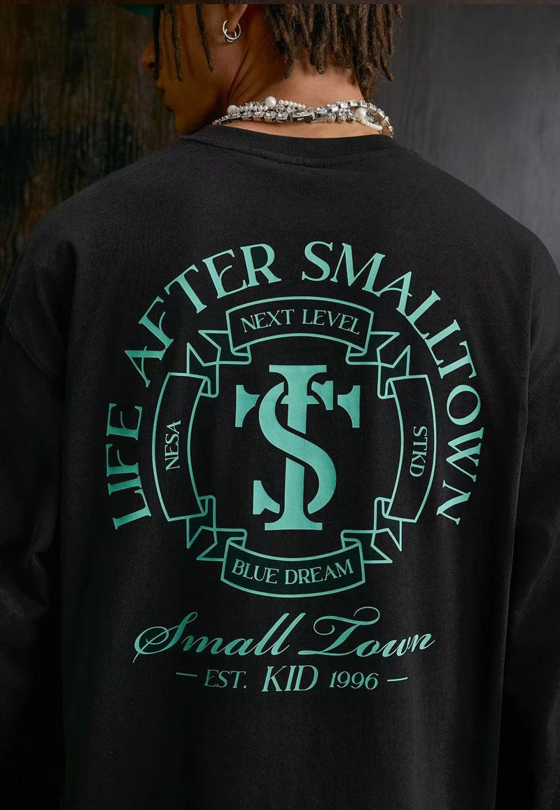 STK Vintage Logo Design Long-Sleeve T-Shirt