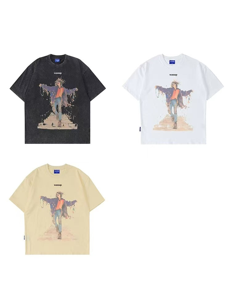WASSUP Old Washed Joker Tee