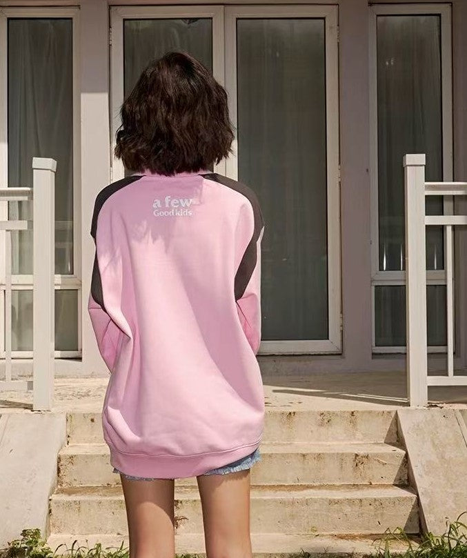 AFGK Retro Pullover Long-sleeve Sweatshirt