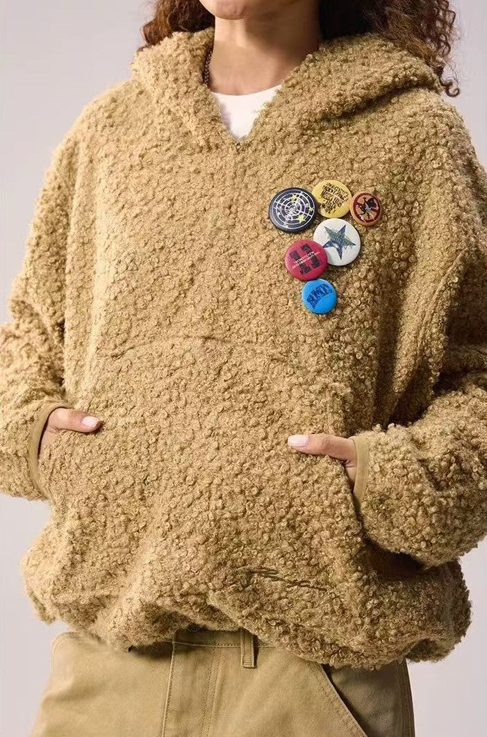 REMEDY Badge Sherpa Hoodie (x6 Badges)