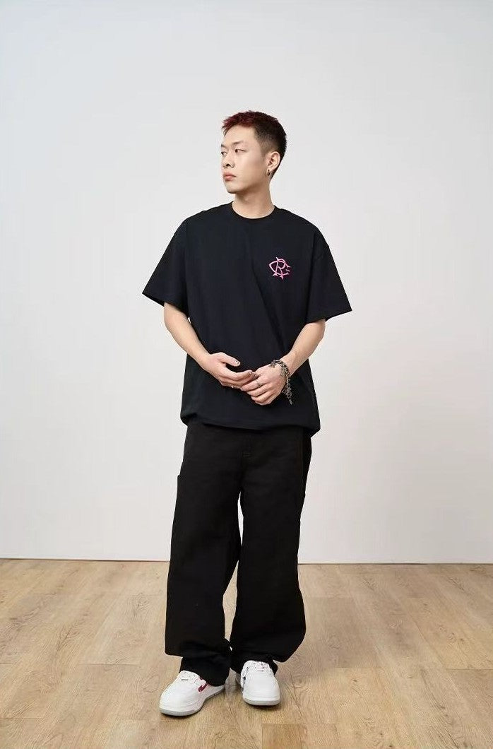 REMEDY Logo Print Short-sleeve T-shirt