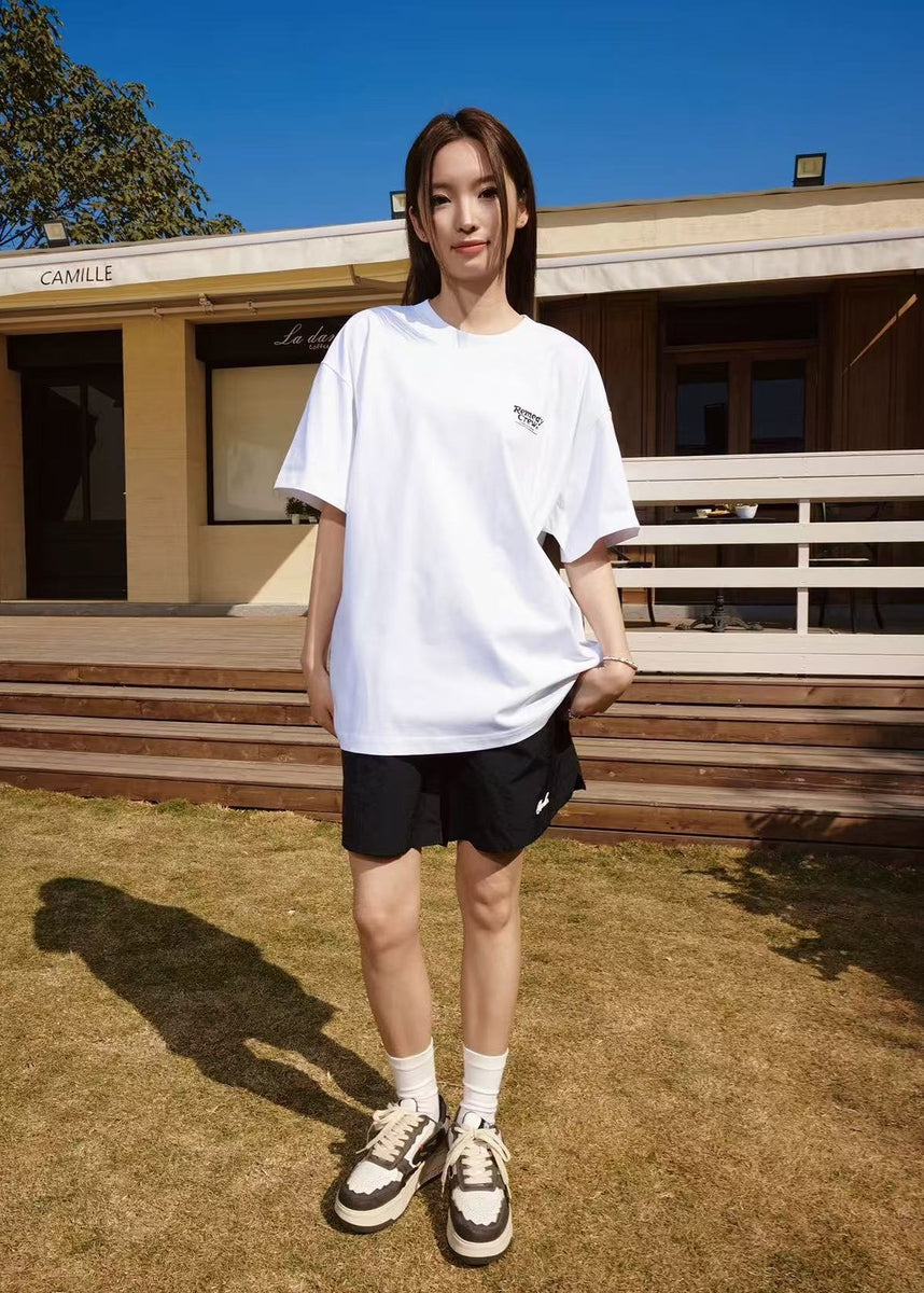 REMEDY Cartoon Floral Print Short-sleeve T-shirt