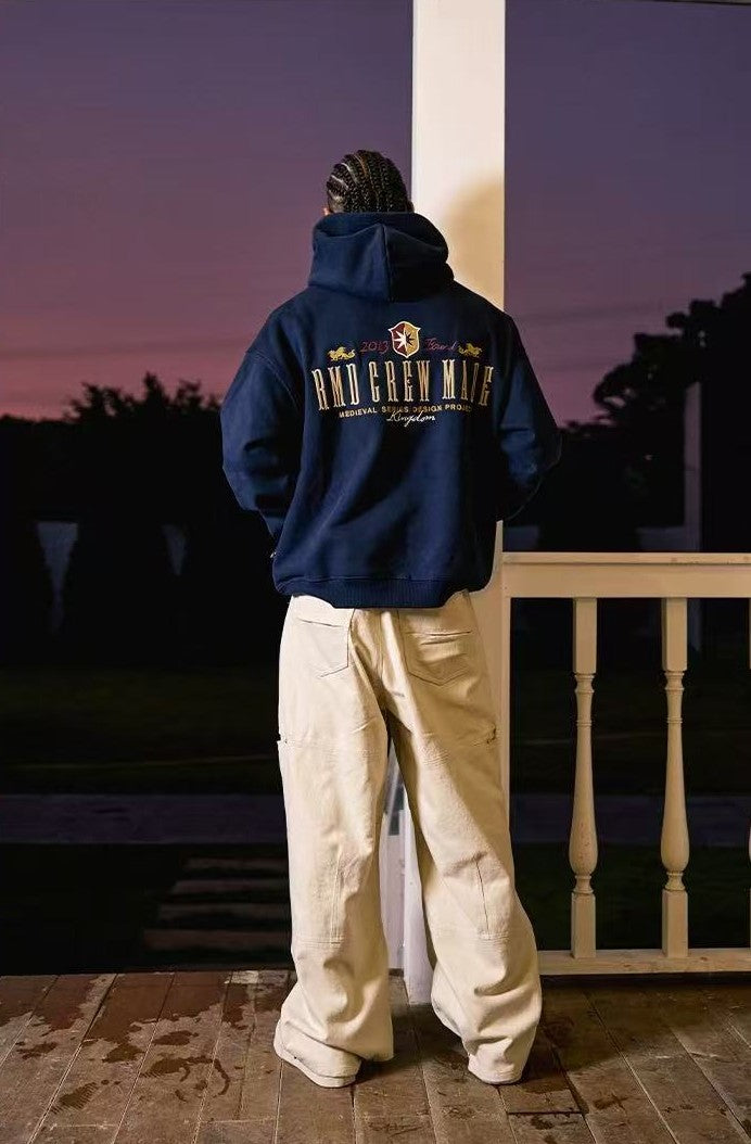 REMEDY Logo Embroidered Fleece Hoodie