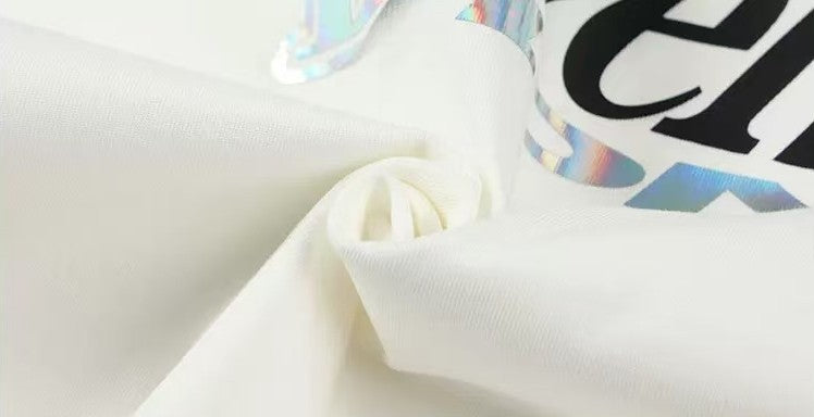 MEDM Laser Sticker Short-sleeved T-shirt