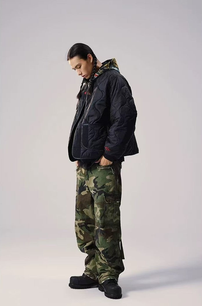 REMEDY Embroidered Cotton Padded Jacket