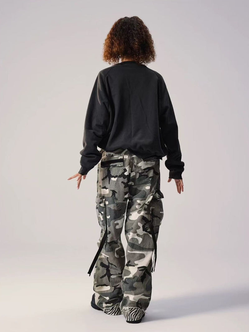 REMEDY Retro Patchwork Camouflage Pants