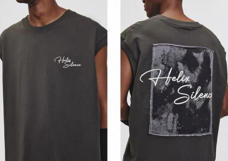 ATRY Splash Ink Patch Embroidery Vest