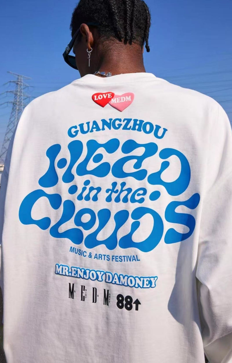 MEDMx88rising Co-branded Printed Long-sleeved T-shirt