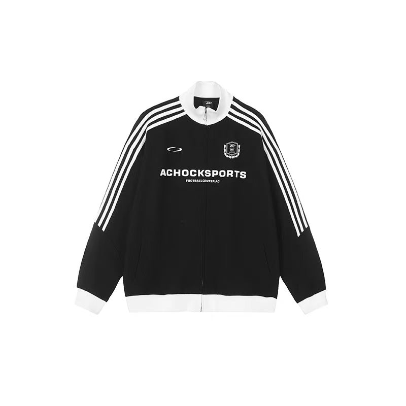 ACHOCK Color Matching Zipper Jackets