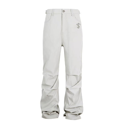 STK Vintage Double-Fold Woven Trousers