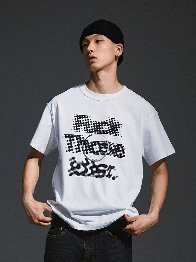 REMEDY Message Print Shor-sleeve T-shirt