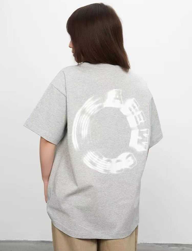AFGK Phantom Ring LOGO Short-sleeved T-shirt