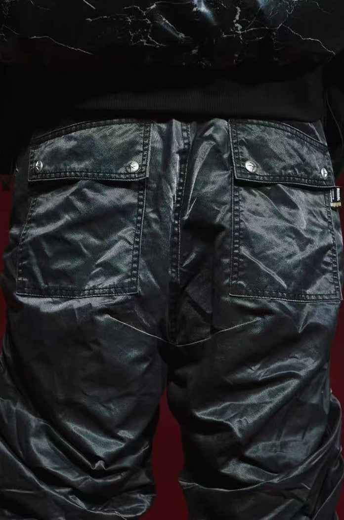 REMEDY Pleated Zipper Casual Trousers