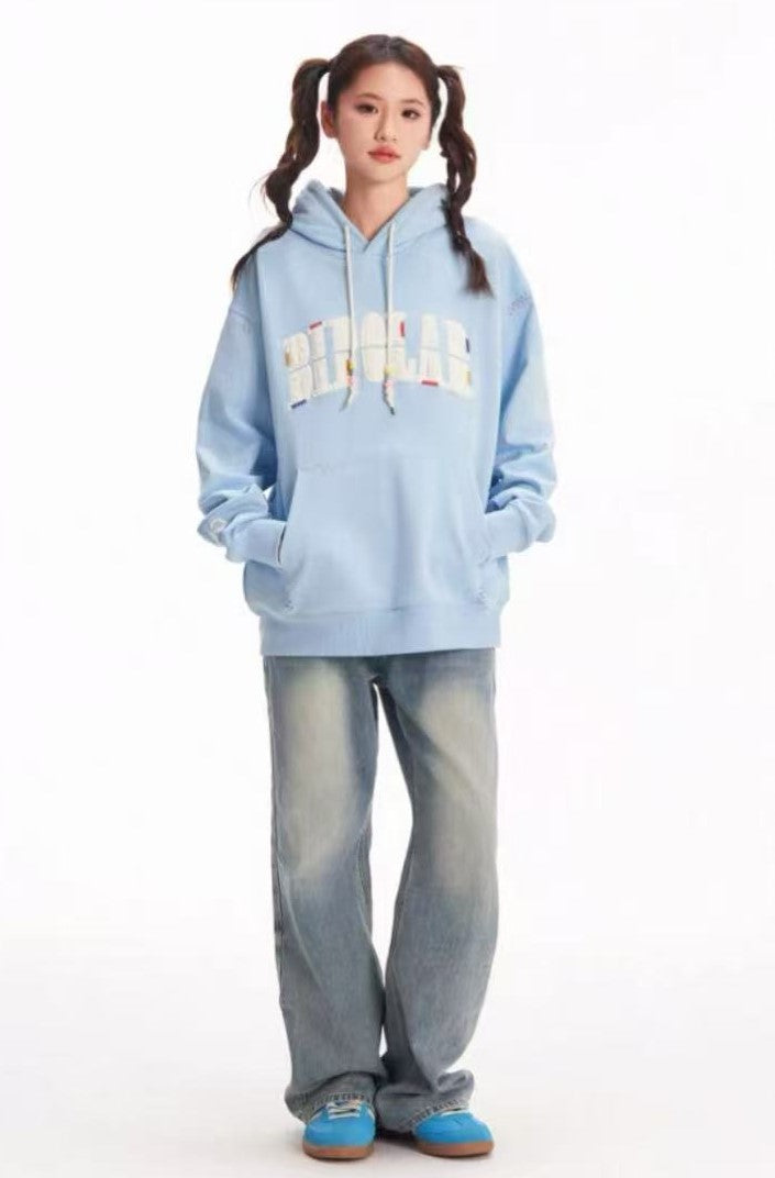 BIPOLAR Patchwork Hoodie