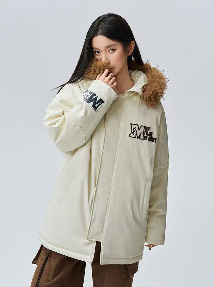 MEDM Fur Collar Long Down Parka