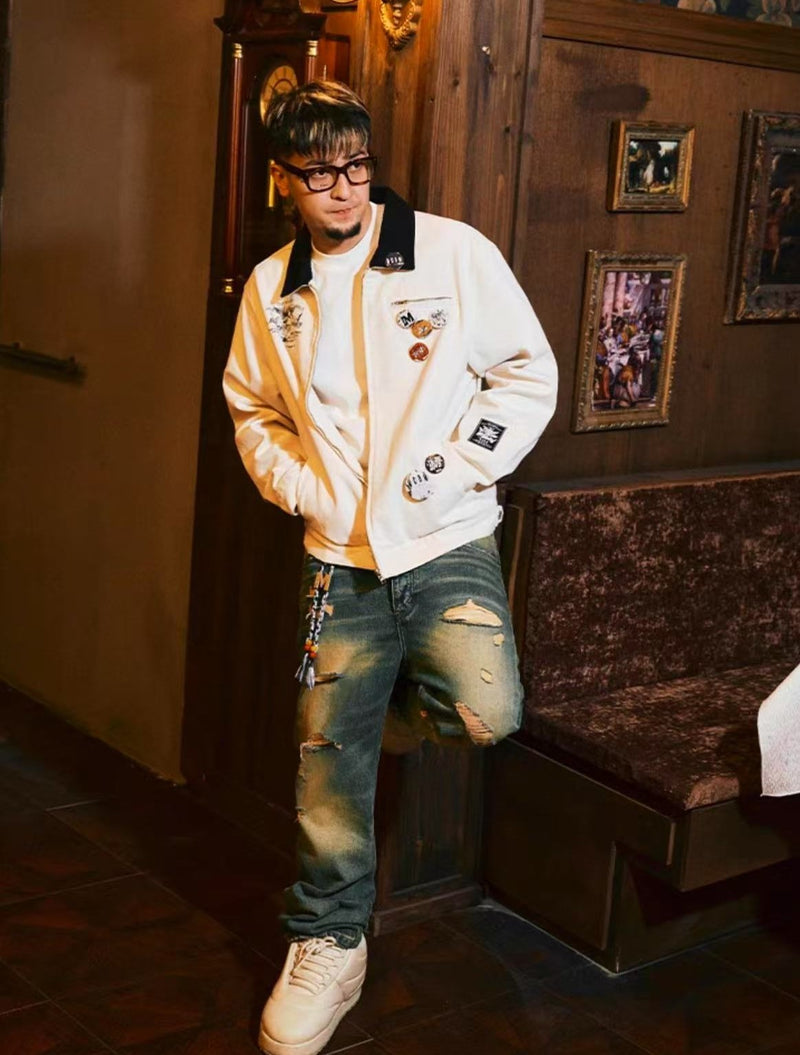 MEDM Angel Dove Detroit Embroidered Jacket