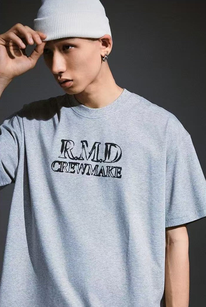 REMEDY Letter Print Short-sleeve T-shirt