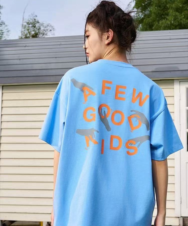 AFGK Hand-shaped short-sleeved T-shirt