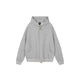 ACHOCK Horn Button Air Layer Cardigan Hooded Sweatshirt