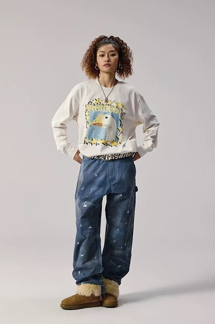 REMEDY Retro Splash Ink Straight-leg Cargo Pants