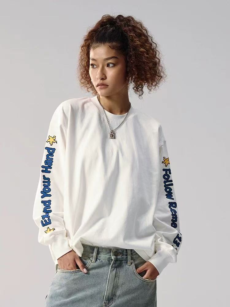 REMEDY Happy Devil Night Print Long-sleeve Tee