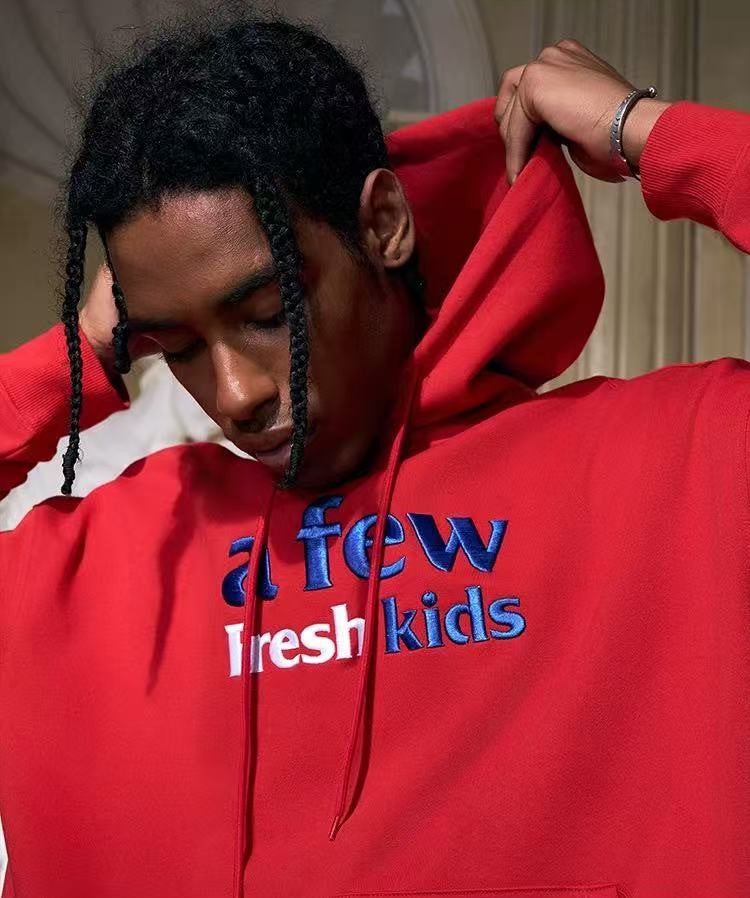 AFGKxMJFRESH Basic Embroidered Hoodie