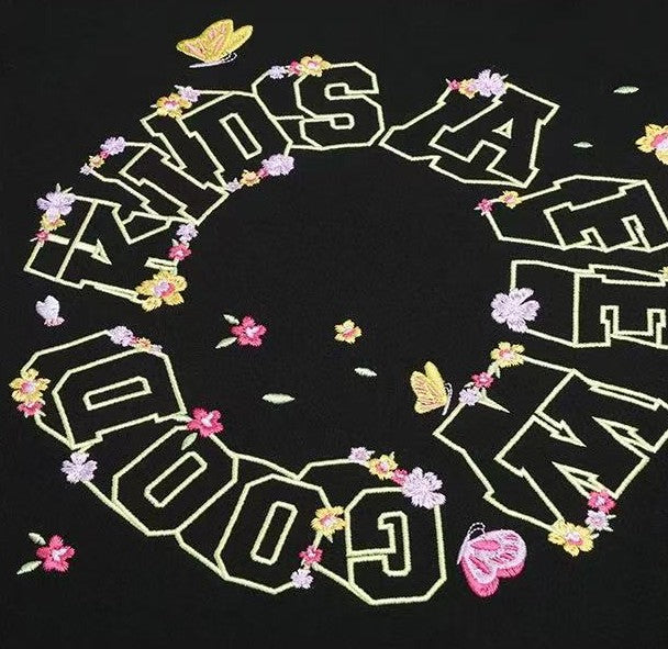 AFGK Butterfly Embroidered Hoodie