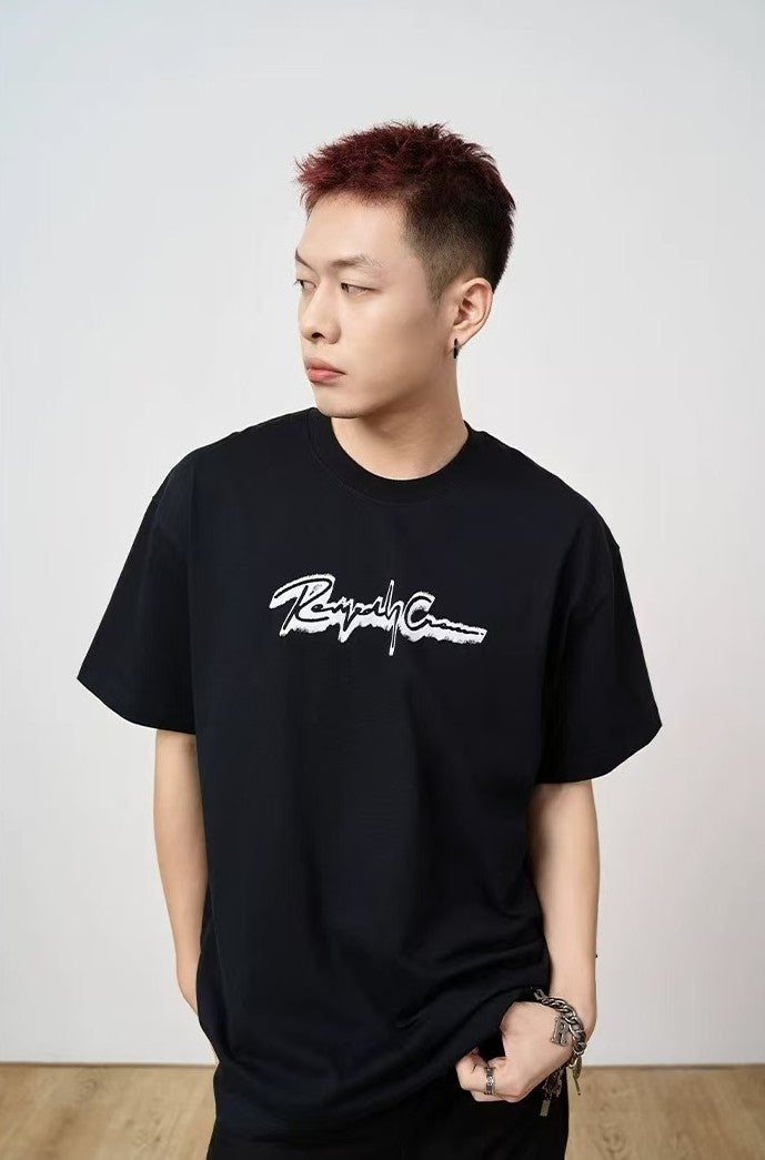 REMEDY Letter Print Short-sleeve T-shirt