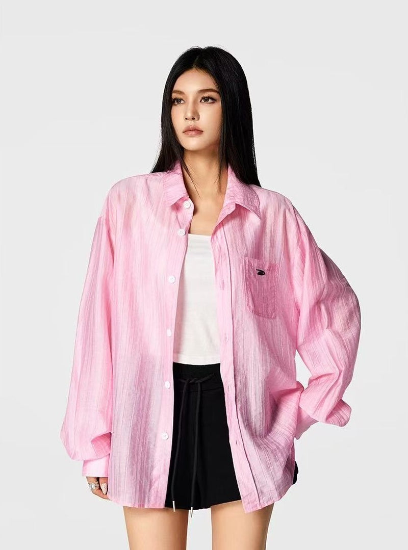 ACHOCK Drapey Lining Long-sleeve Shirt