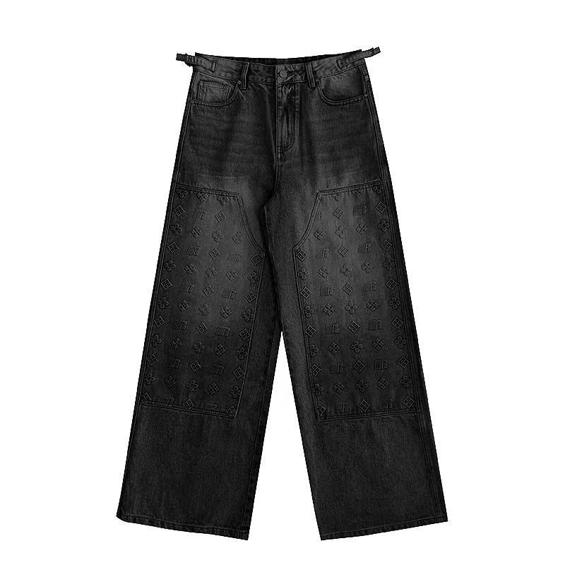 FDR Embossed Jeans For Men and Women