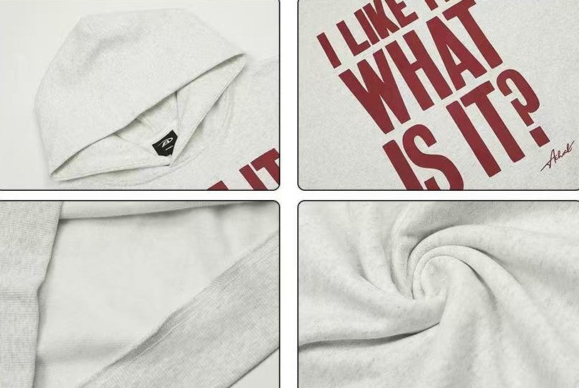 ACHOCK Message Print Hoodie