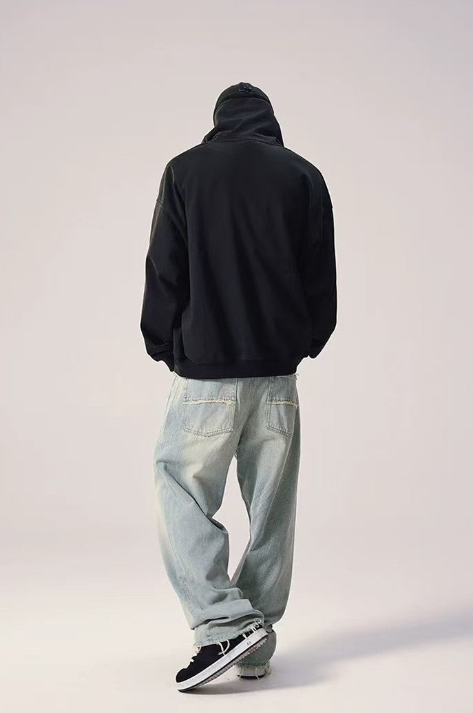 REMEDY Retro Washed Frayed Jeans