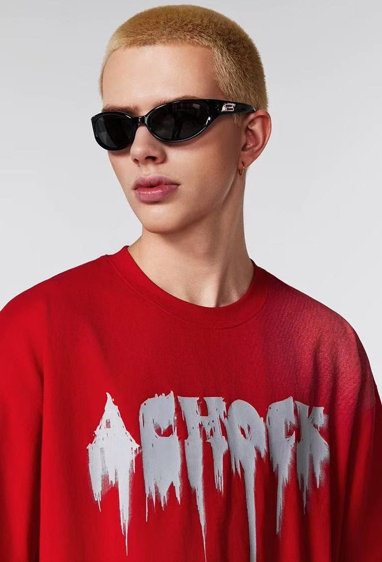 ACHOCK Phantom Logo Print Short-sleeves T-shirts