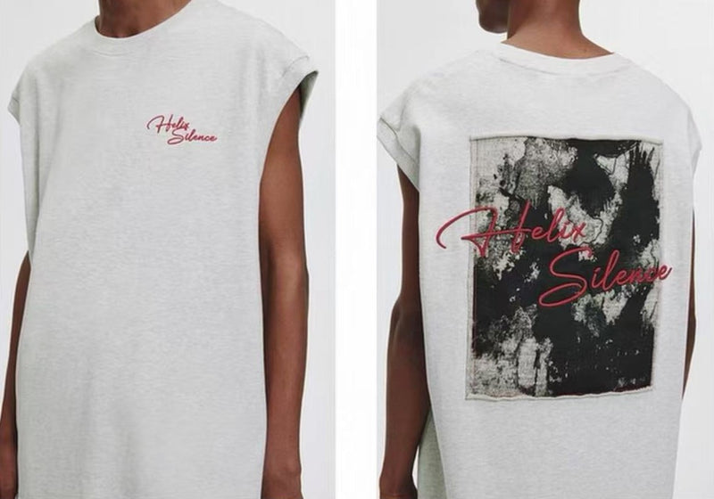 ATRY Splash Ink Patch Embroidery Vest