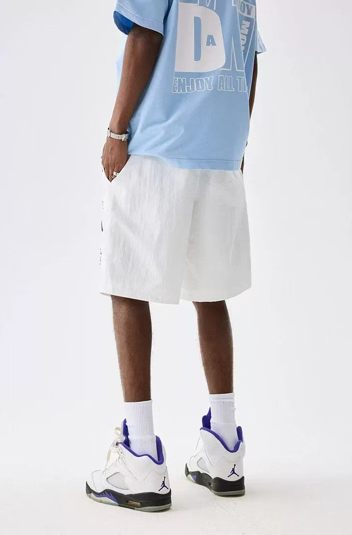 MEDM Nylon Letter Logo Shorts