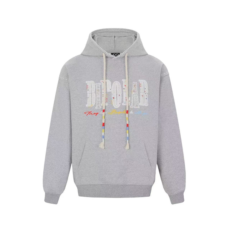 BIPOLAR Tri-color Embroidered Hoodie