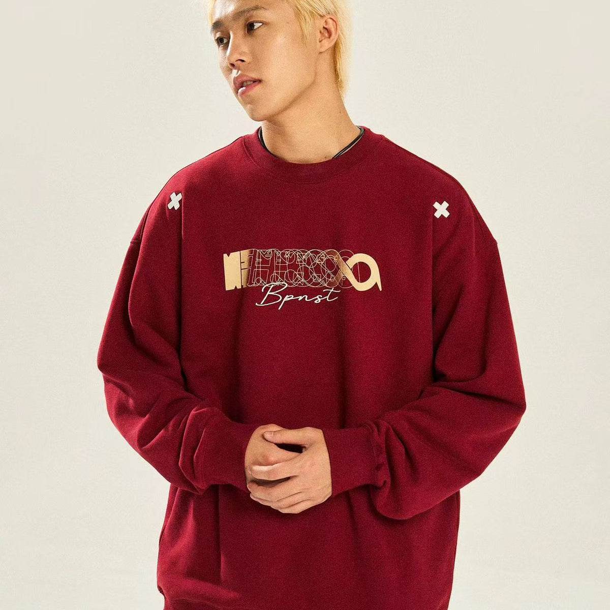 BIPOLAR×NSTNEW Phantom LOGO Sweatshirt