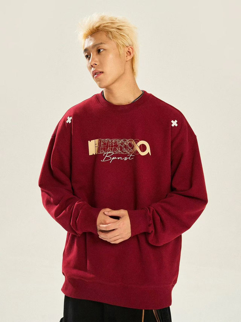 BIPOLAR×NSTNEW Phantom LOGO Sweatshirt