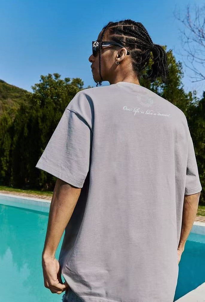 AFGK Dessert Printed short-sleeved T-shirt