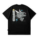 REMEDY 3M Reflective Cartoon Draagon Short-sleeve T-shirt