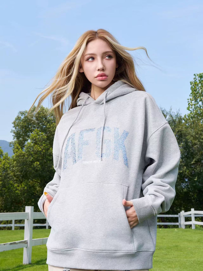 AFGK Raindrop Hot Diamond Logo Hoodie