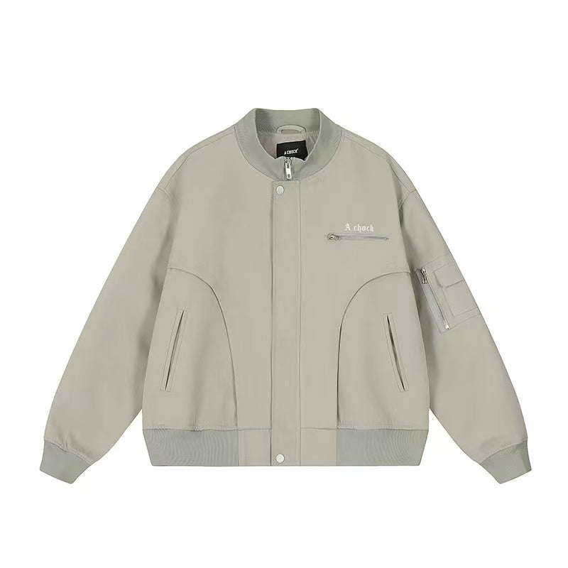 ACHOCK High Street Zippered Logo Jacket