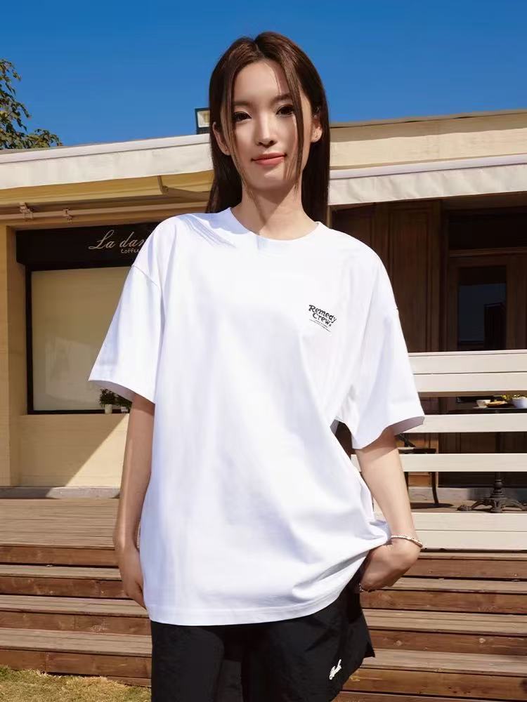 REMEDY Cartoon Floral Print Short-sleeve T-shirt