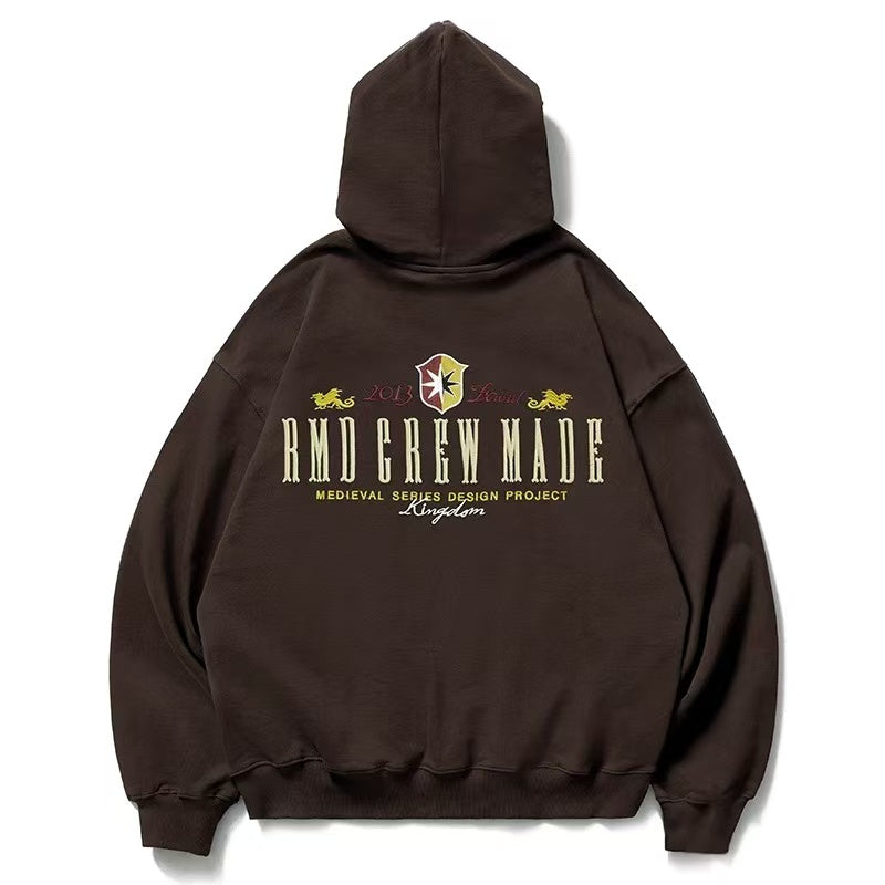 REMEDY Logo Embroidered Fleece Hoodie