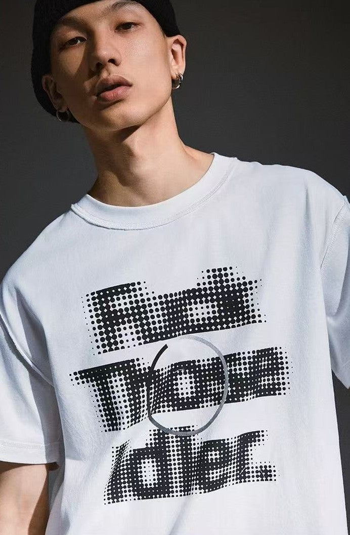 REMEDY Message Print Shor-sleeve T-shirt